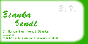 bianka vendl business card